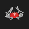 animals, big, crab, funny, grips, humor, humorous, knife, knives, mechanic, scissor, swiss, tools