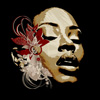 artistic, artwork, beauty, black, ebony, face, fashion, flowers, glamor, portrait, sensuality, woman