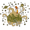astronomy, cartoon, child, design, drawing, dream, dreamer, little, planet, space, stars, utopia
