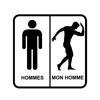 female, humor, humorous, love, male, man, sex, sign, symbol, toilet, woman
