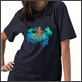 T-shirt Surfing Shark